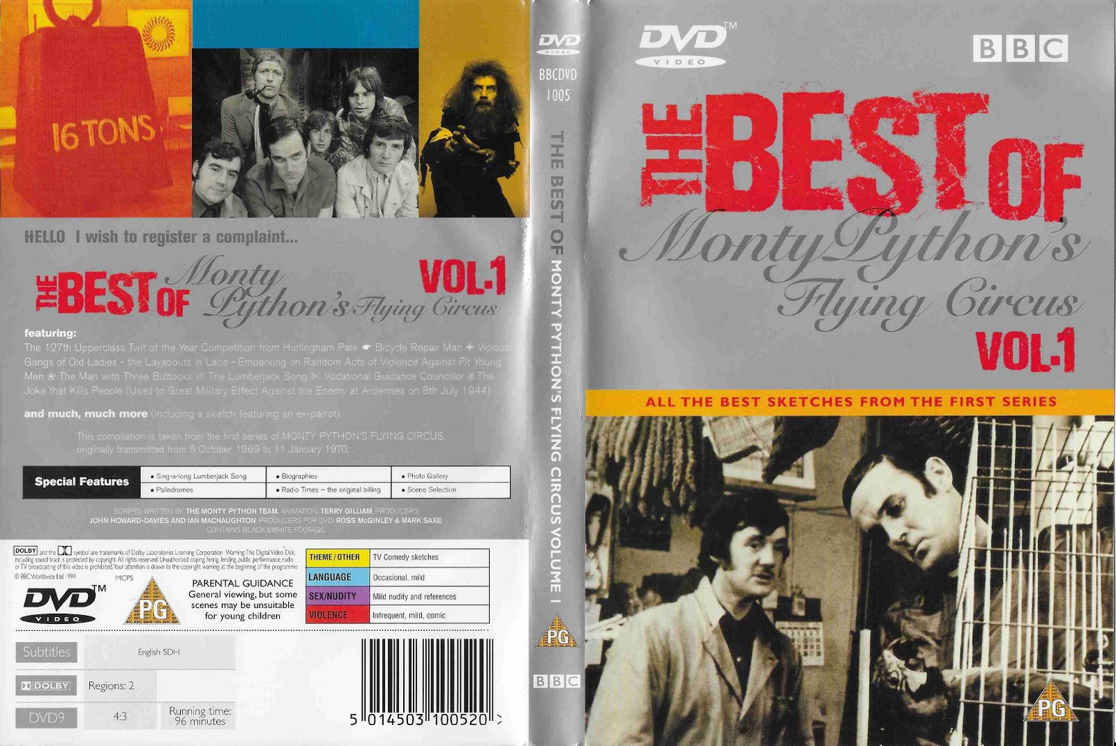 Back cover of BBCDVD 1005